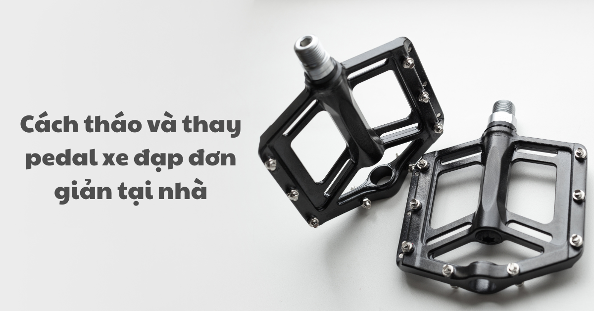 cách tháo pedal xe đạp