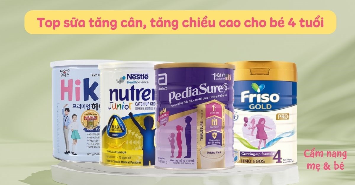 Sức mạnh của sữa cho trẻ suy dinh dưỡng 4 tuổi đối với sự phát triển toàn diện