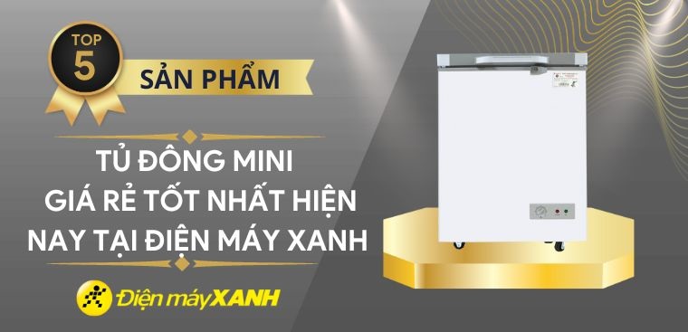 Top 5 tủ đông mini giá rẻ tốt nhất hiện nay tại Kinh Nghiệm Hay