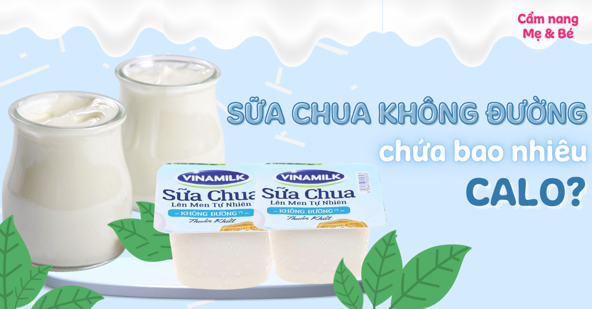 1 hộp sữa chua không đường bao nhiêu calo