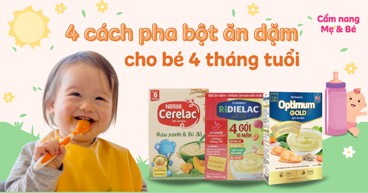 4. Hướng Dẫn Chế Biến Món Ăn Dặm