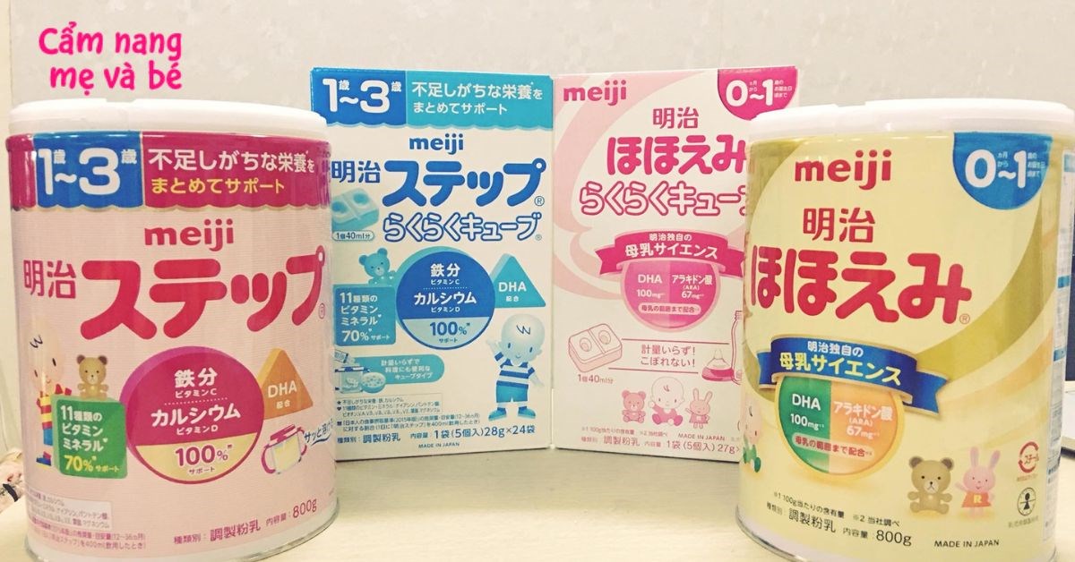 Review sữa Meiji nhập khẩu chính hãng có tốt không?