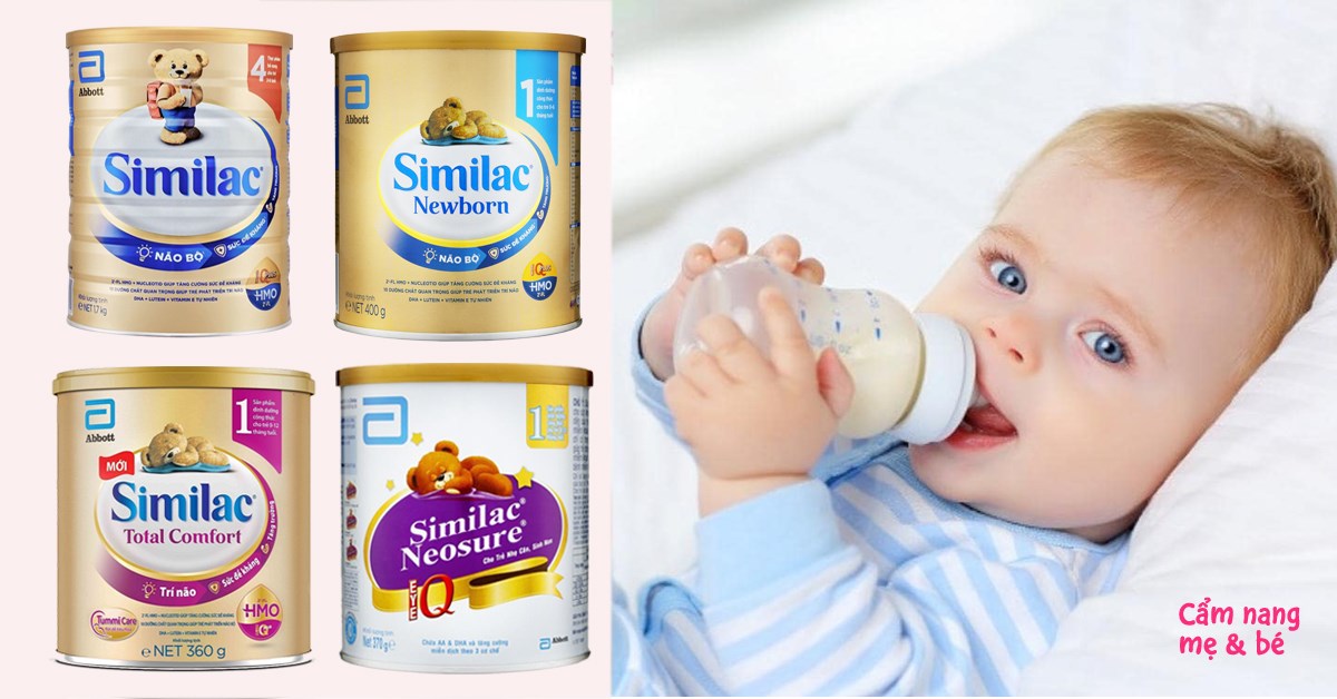 Review sữa Similac: Có mấy loại, có dành cho trẻ sơ sinh không?