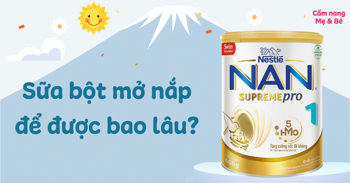 Sữa HiPP mở nắp để được bao lâu: Hướng dẫn bảo quản và sử dụng hiệu quả