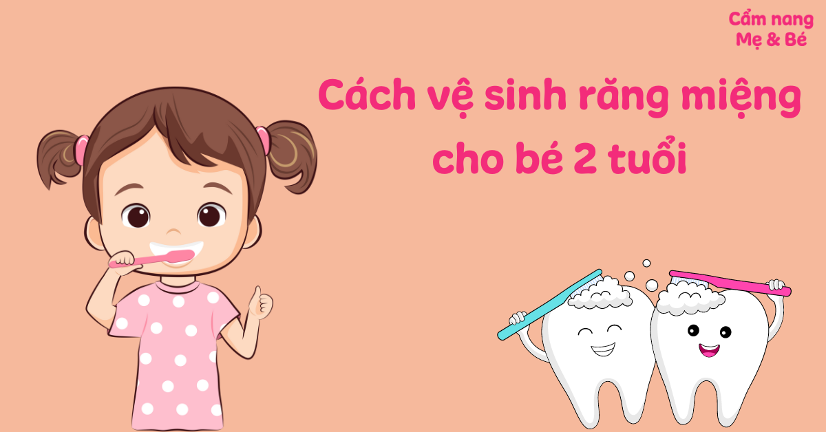 Cách vệ sinh răng miệng cho bé 2 tuổi mẹ nên biết và 6 điều cần lưu ý