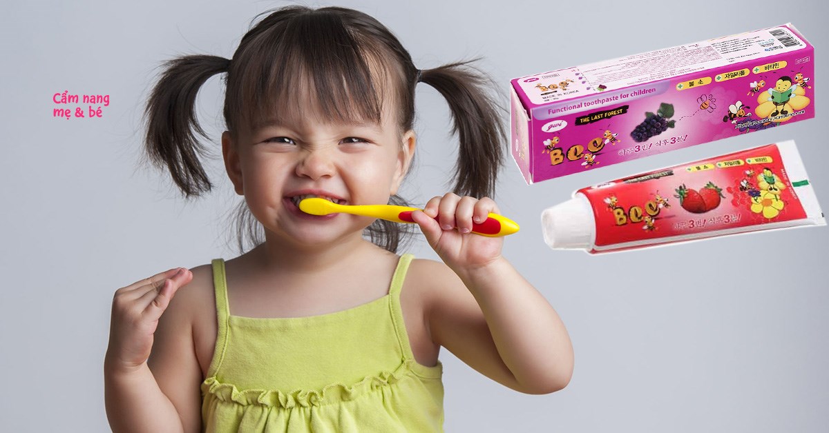 Những điều cần biết về kem đánh răng hàn quốc cho bé 