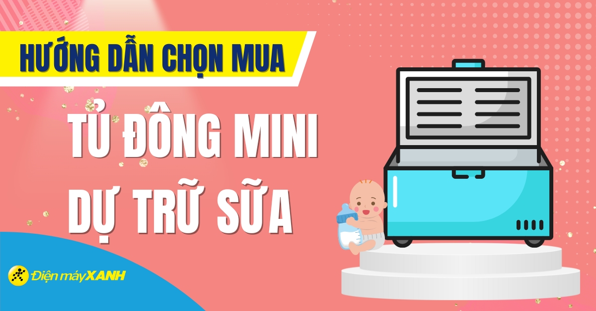 Hướng dẫn chọn mua tủ đông mini dự trữ sữa chất lượng, phù hợp với nhu cầu