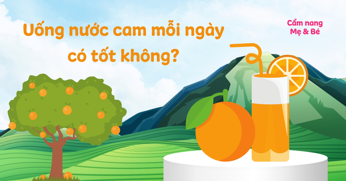 Thành phần dinh dưỡng trong nước cam ép