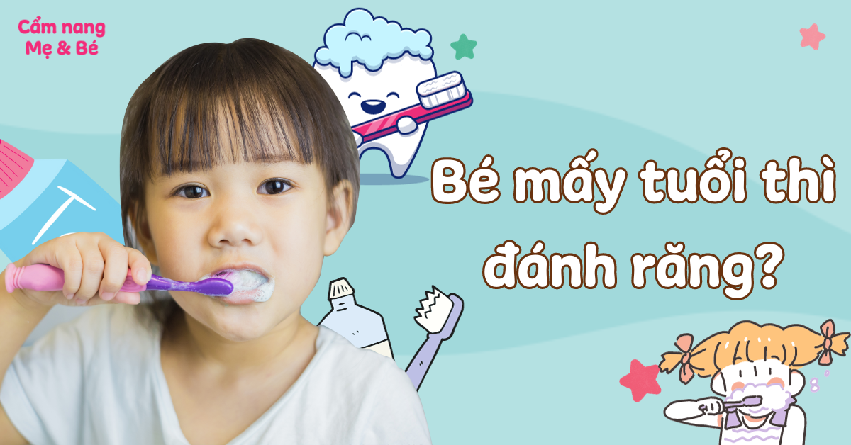 Bé mấy tuổi thì đánh răng? 7 lưu ý khi tập đánh răng cho trẻ