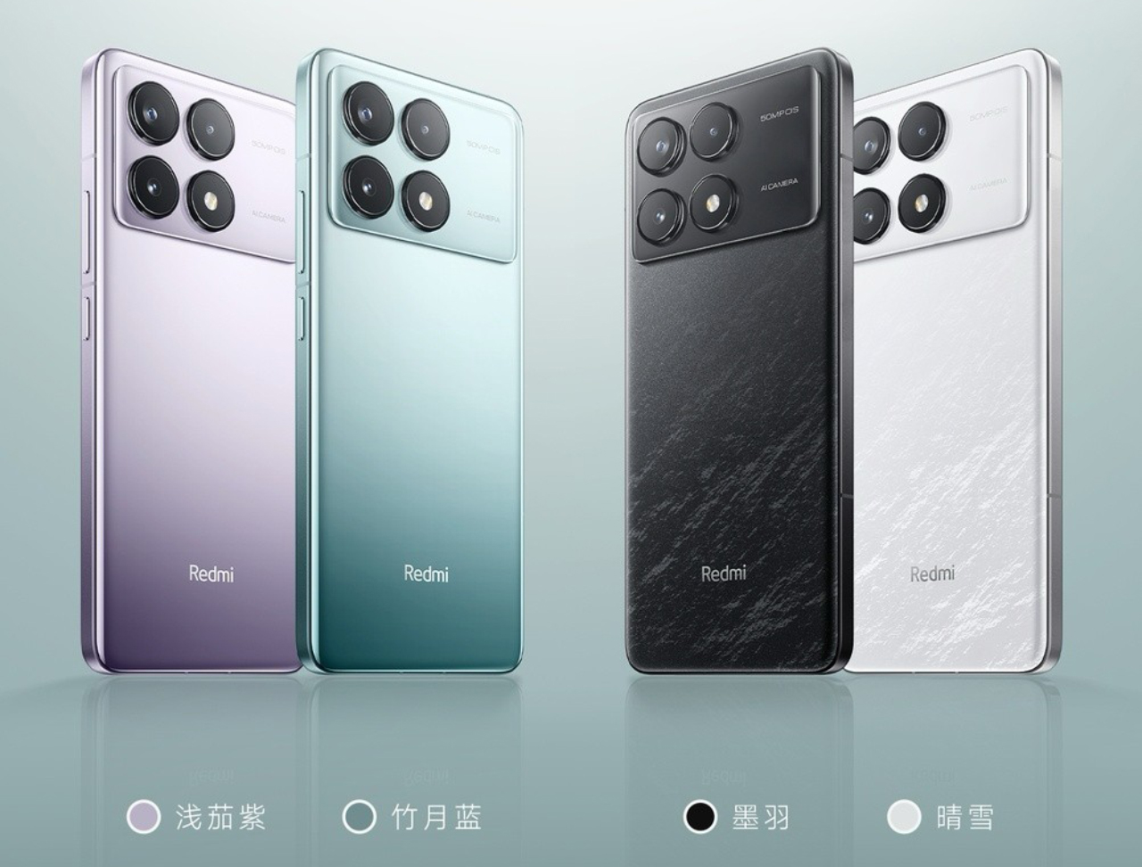 Các tuỳ chọn màu sắc của Redmi K70. Nguồn: Xiaomi.