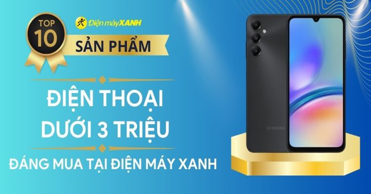 Top 10 điện thoại giá rẻ dưới 3 triệu đáng mua nhất tại Điện máy XANH