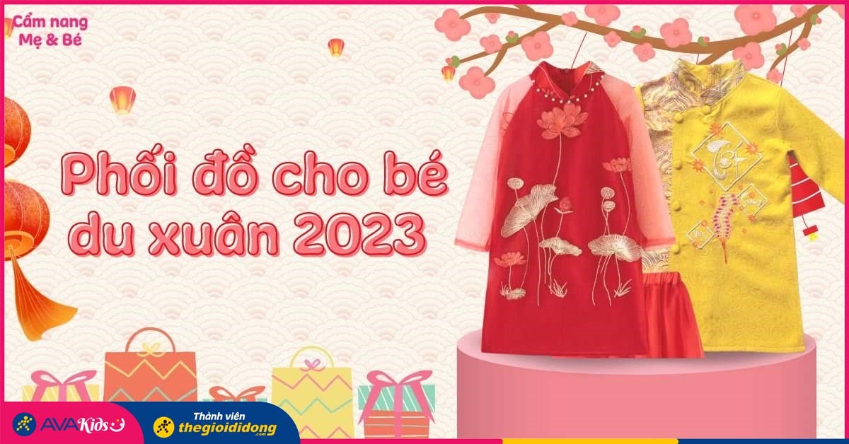 17 cách phối đồ cho bé du xuân. Gợi ý outfit trẻ em đẹp đón Tết 2023