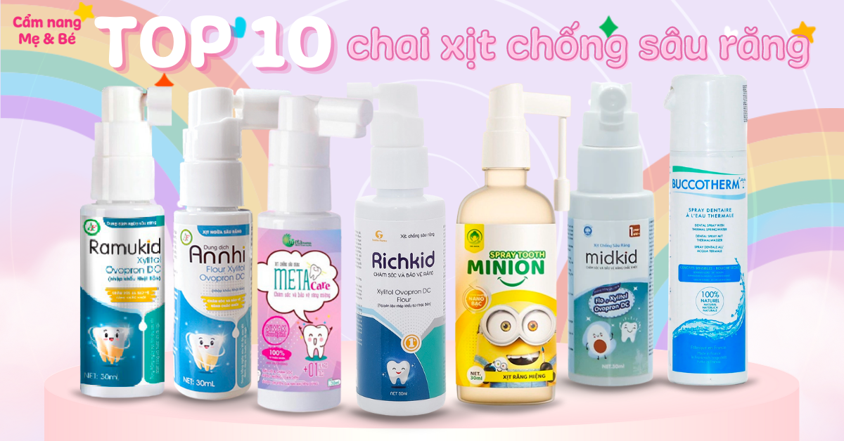 Những lợi ích của xịt chống sâu răng cho bé được tiết lộ