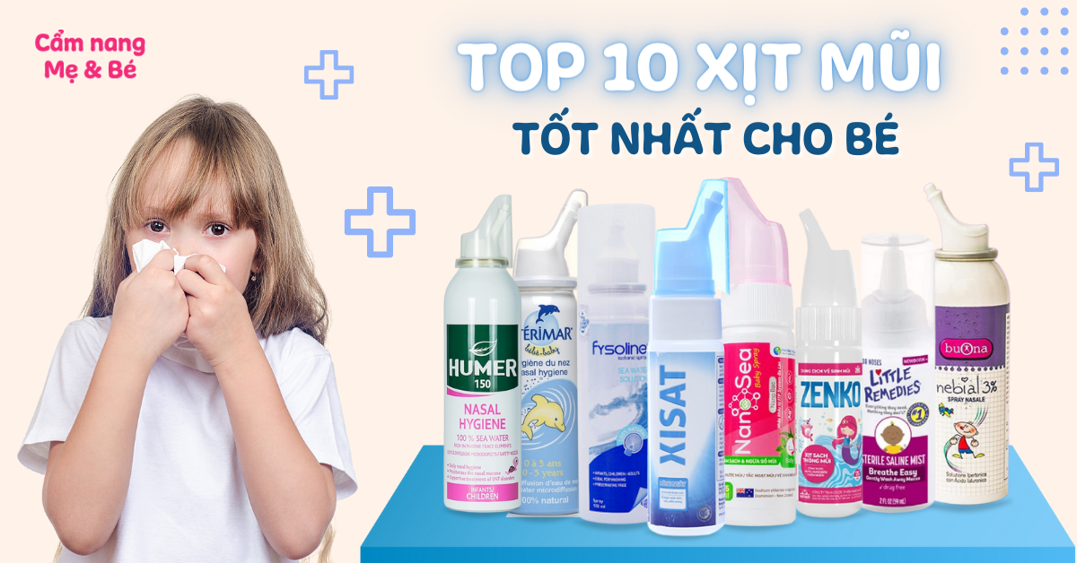 Thuốc xịt mũi nào phù hợp cho trẻ em?
