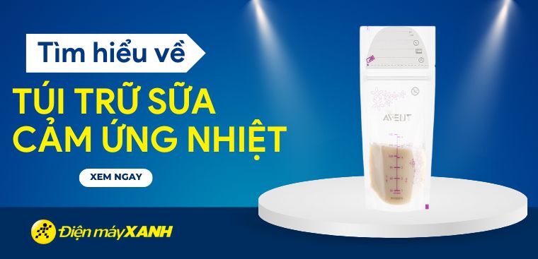 Túi trữ sữa cảm ứng nhiệt là gì? Ưu điểm đặc biệt của túi trữ sữa cảm ứng nhiệt
