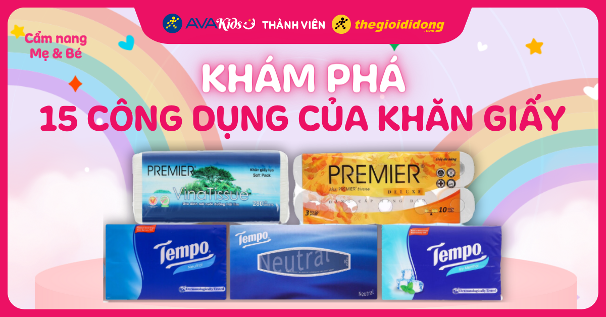 Khám phá 15 công dụng của khăn giấy có thể bạn chưa biết