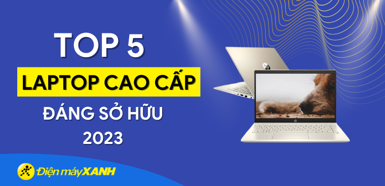 Top 5 laptop cao cấp nhất, đáng sở hữu nhất 2023 tại Điện máy XANH