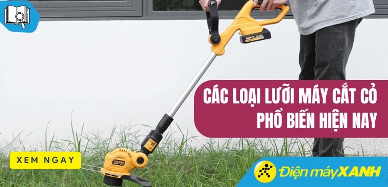 Các loại lưỡi máy cắt cỏ phổ biến hiện nay