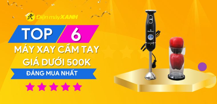 Top 6 máy xay cầm tay giá dưới 500 ngàn đáng mua nhất tại Điện máy XANH