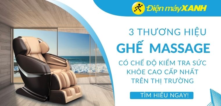 3 thương hiệu ghế massage có chế độ kiểm tra sức khỏe cao cấp nhất trên thị trường