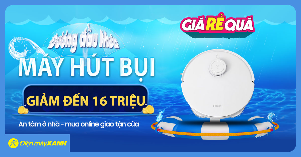 Chào tháng ̣̣̣9, máy hút bụi ưu đãi CỰC MẠNH tới 16 triệu. Giá Rẻ Quá, chốt đơn ngay!