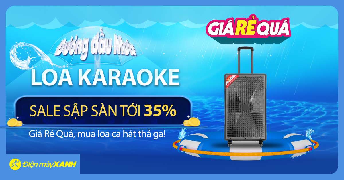 SỐC: Loa karaoke sale sập sàn tới 35%. Giá Rẻ Quá, mua loa ca hát thả ga!