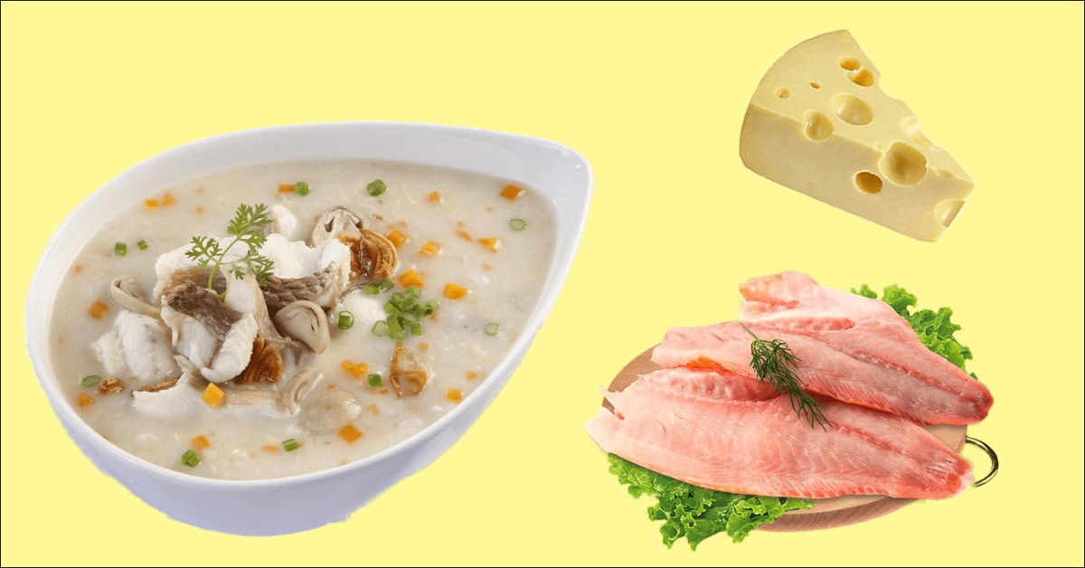Cách nấu cháo cá lóc phô mai cho bé ăn dặm giàu dinh dưỡng