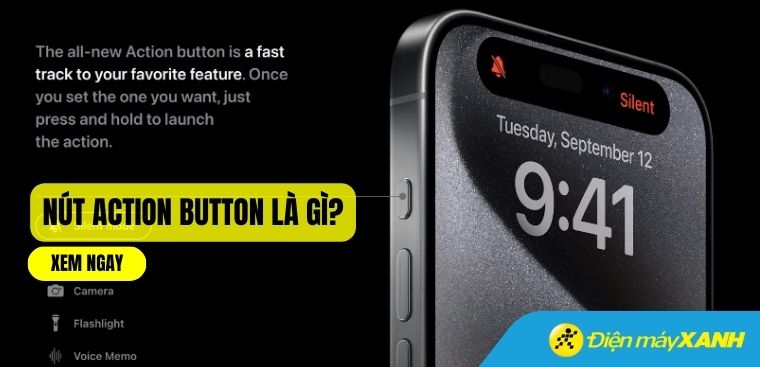 Action Button là gì trên iPhone 15 Pro? Điểm khác biệt lần đầu xuất hiện
