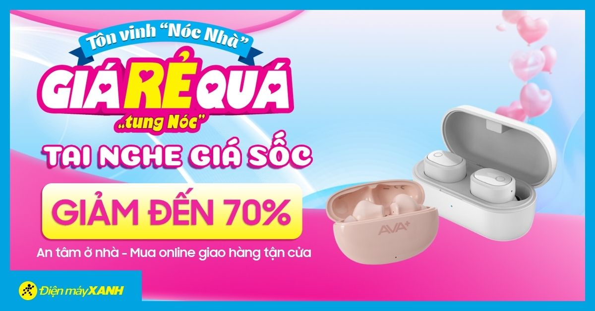 Tai nghe sale SIÊU KHỦNG tới 70% mừng ngày phụ nữ - Giá Rẻ Quá, mua ngay kẻo lỡ!