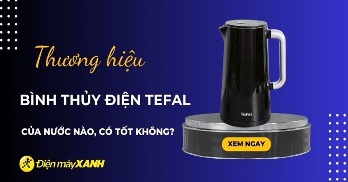 Bình thủy điện Tefal của nước nào? Có tốt không? Có nên mua không?