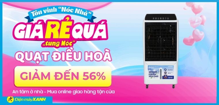 Sở hữu ngay quạt điều hòa được giảm tới 56% trong tháng 10 này - Giá Rẻ Quá 