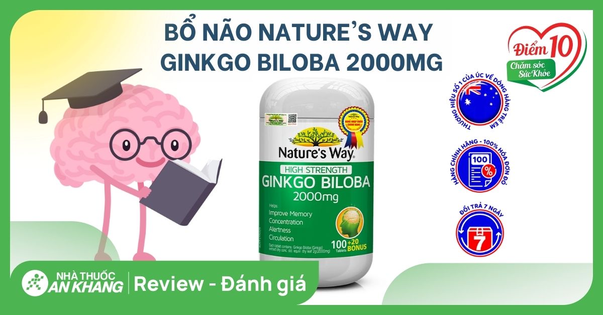 Viên uống Nature's Way High Strength Ginkgo Biloba có tốt không?