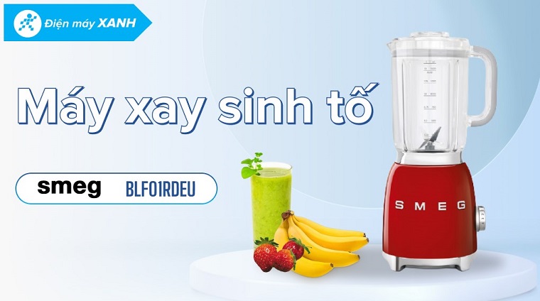 Đánh giá chi tiết Máy xay sinh tố Smeg BLF01RDEU