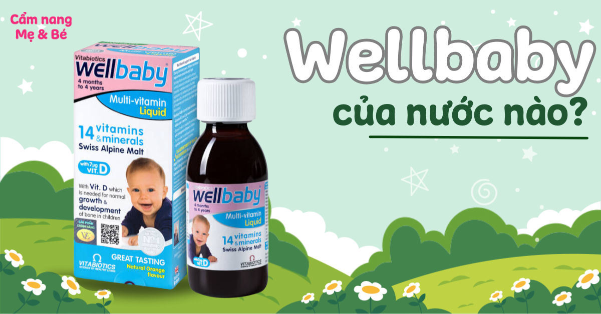 Wellbaby của nước nào? Các dòng sản phẩm của Wellbaby