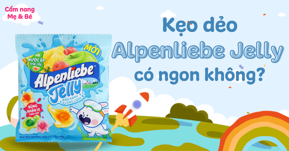 Kẹo dẻo Alpenliebe Jelly biển xanh long lanh hương trái cây có ngon không? Giá bao nhiêu?