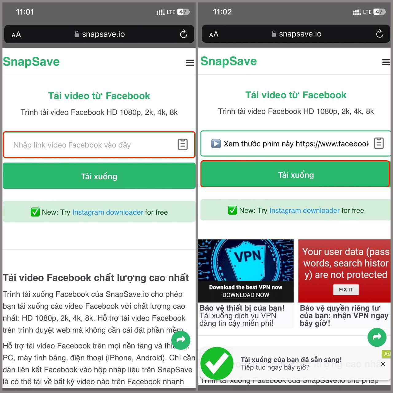 Cách lưu video trên Reels Facebook