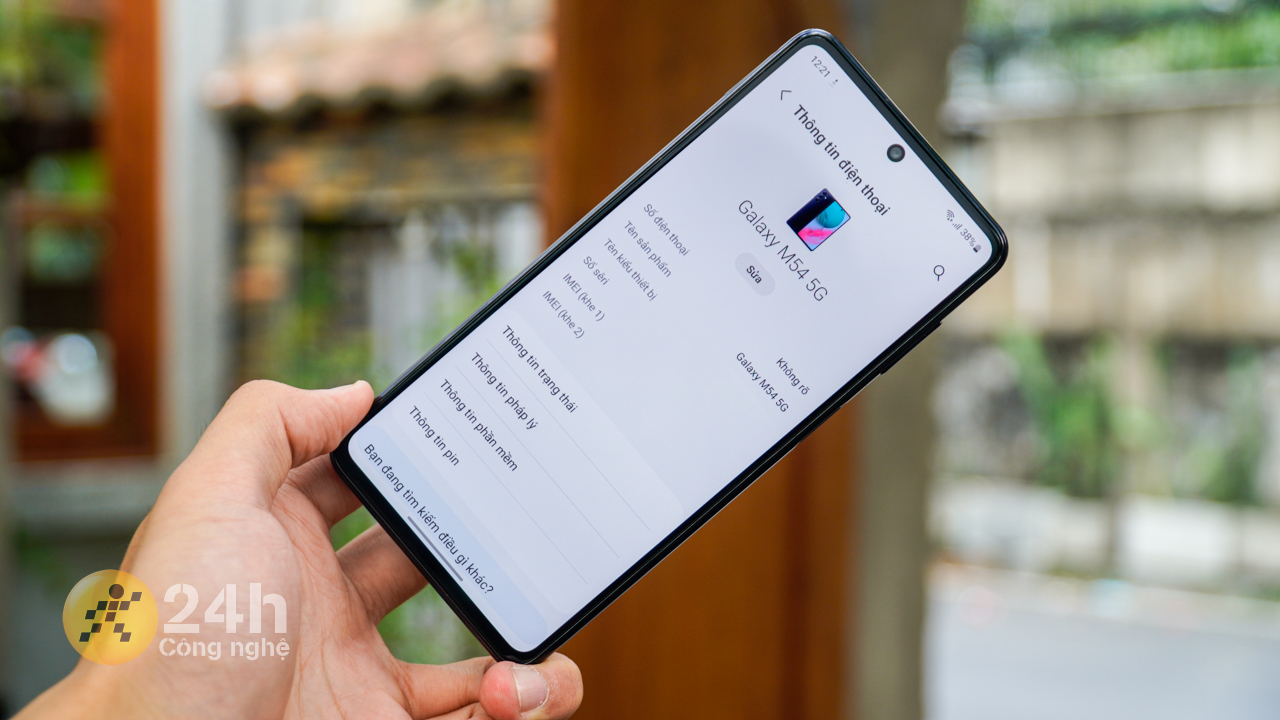 Galaxy M54 5G sở hữu bộ thông số cấu hình tốt.
