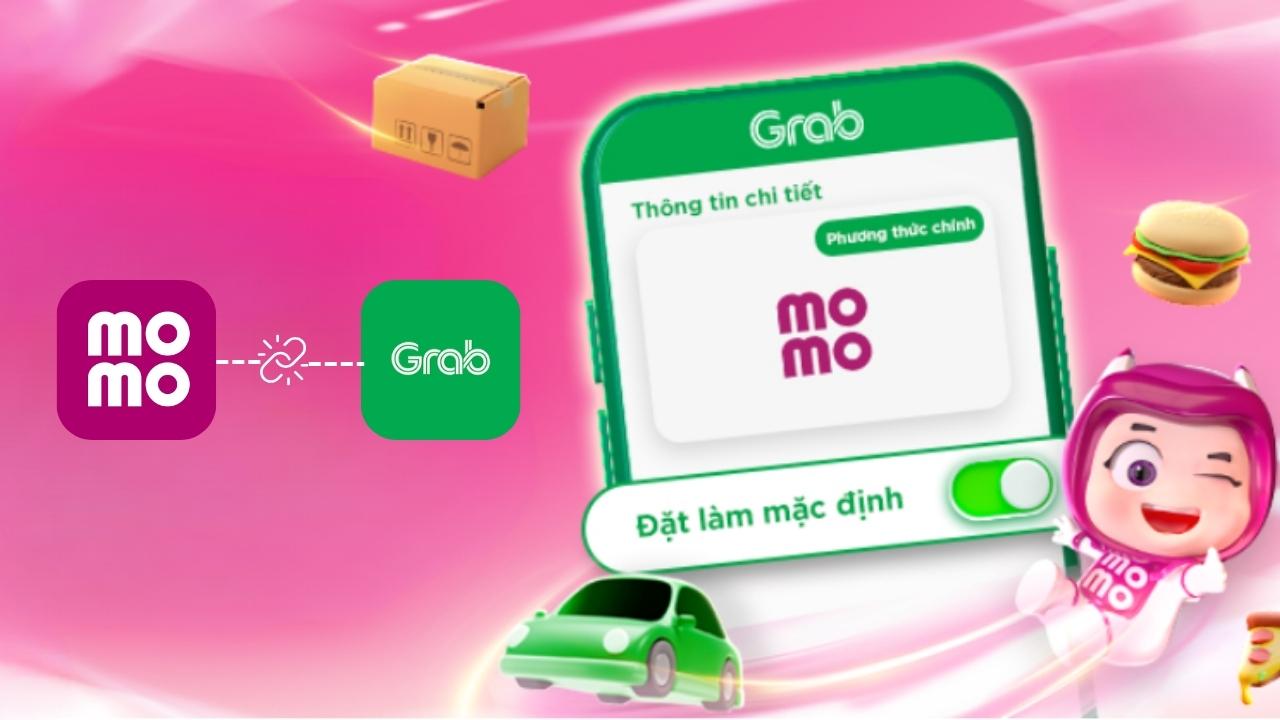 Cách thanh toán Grab bằng MoMo