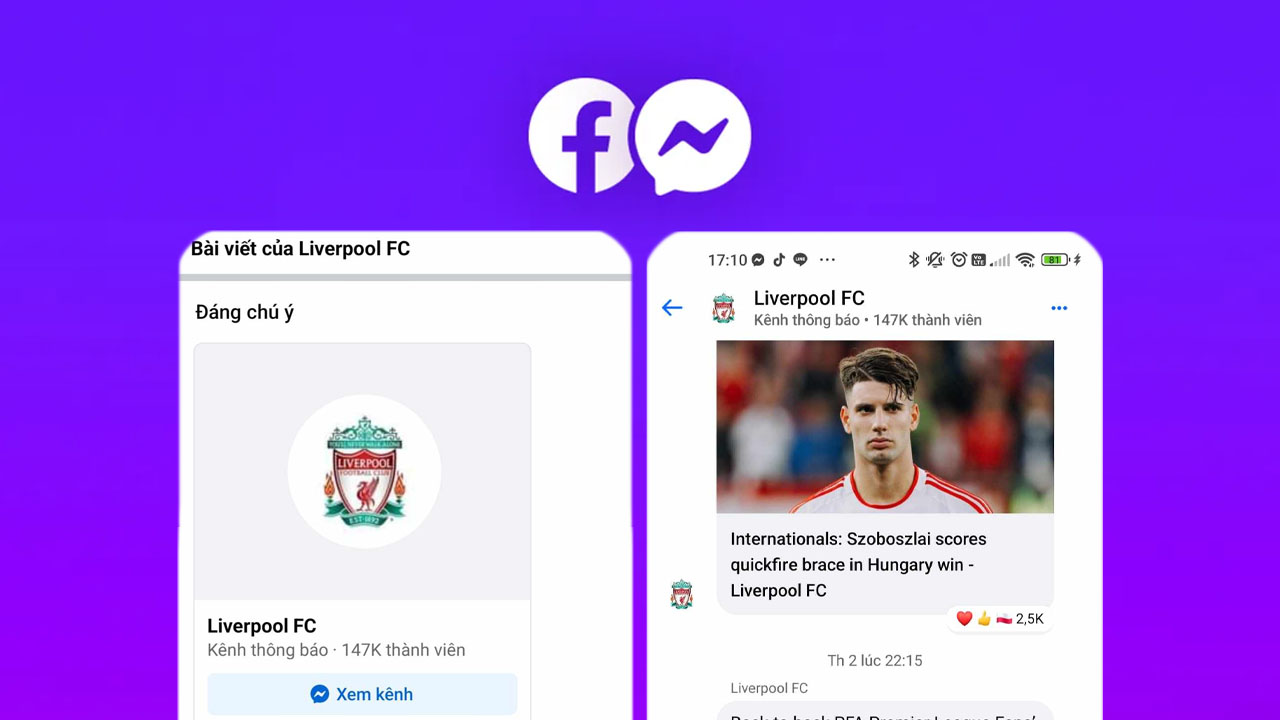 Cách tham gia kênh thông báo Messenger