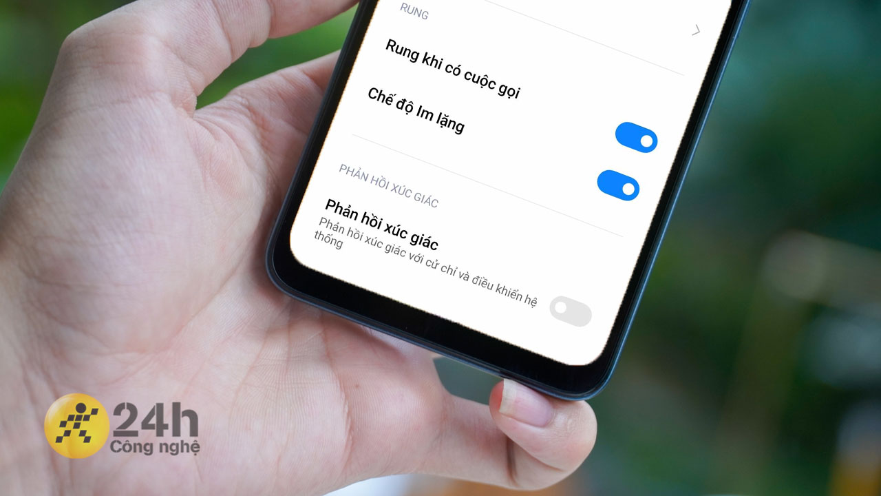 Cách khắc phục điện thoại Xiaomi không rung khi ở chế độ im lặng