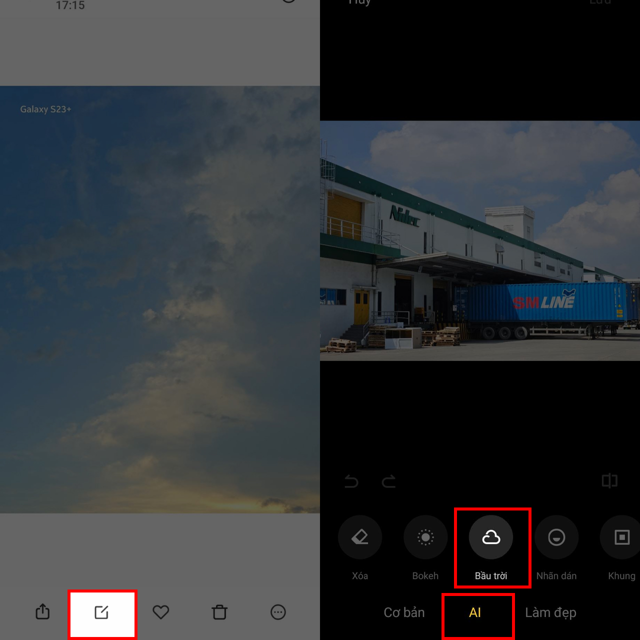 Cách chuyển ảnh từ ban ngày thành ban đêm trên Xiaomi