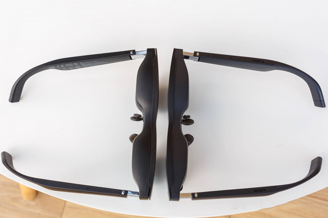 XREAL Air 2 sở hữu thiết kế gọn, nhẹ để người dùng sử dụng thoải mái trong thời gian dài.