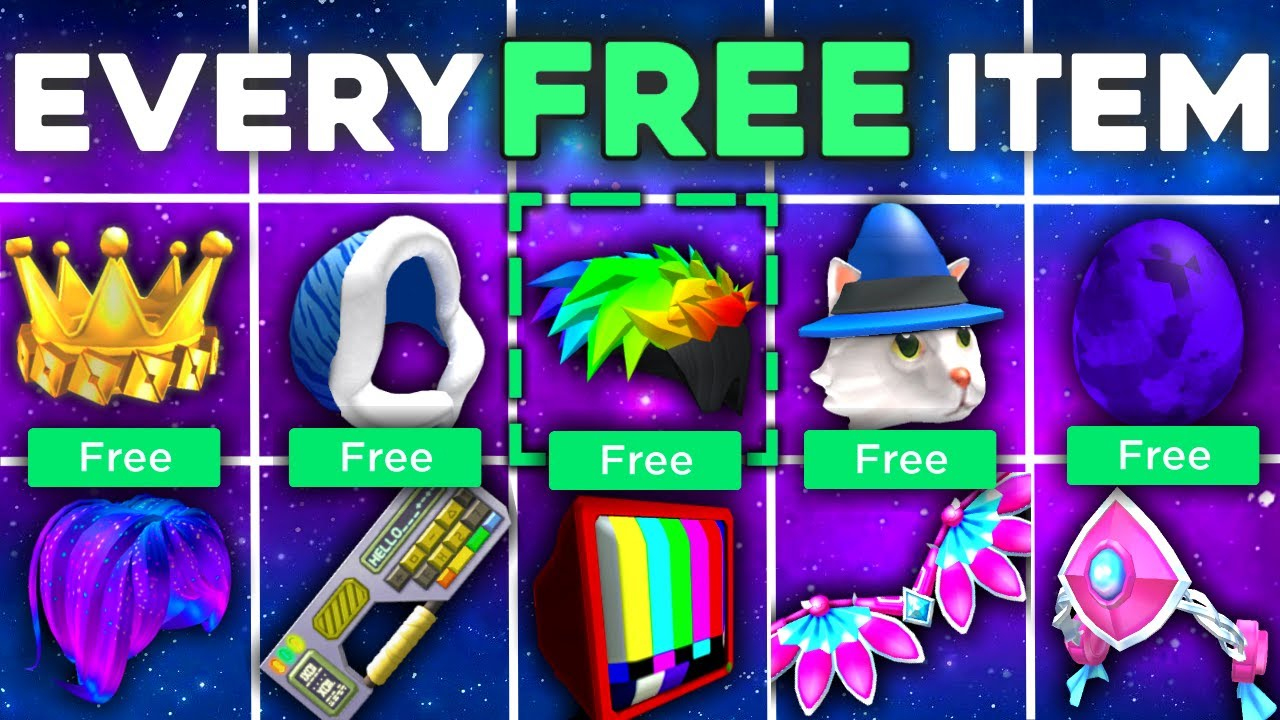 Cách lấy đồ free trong Roblox