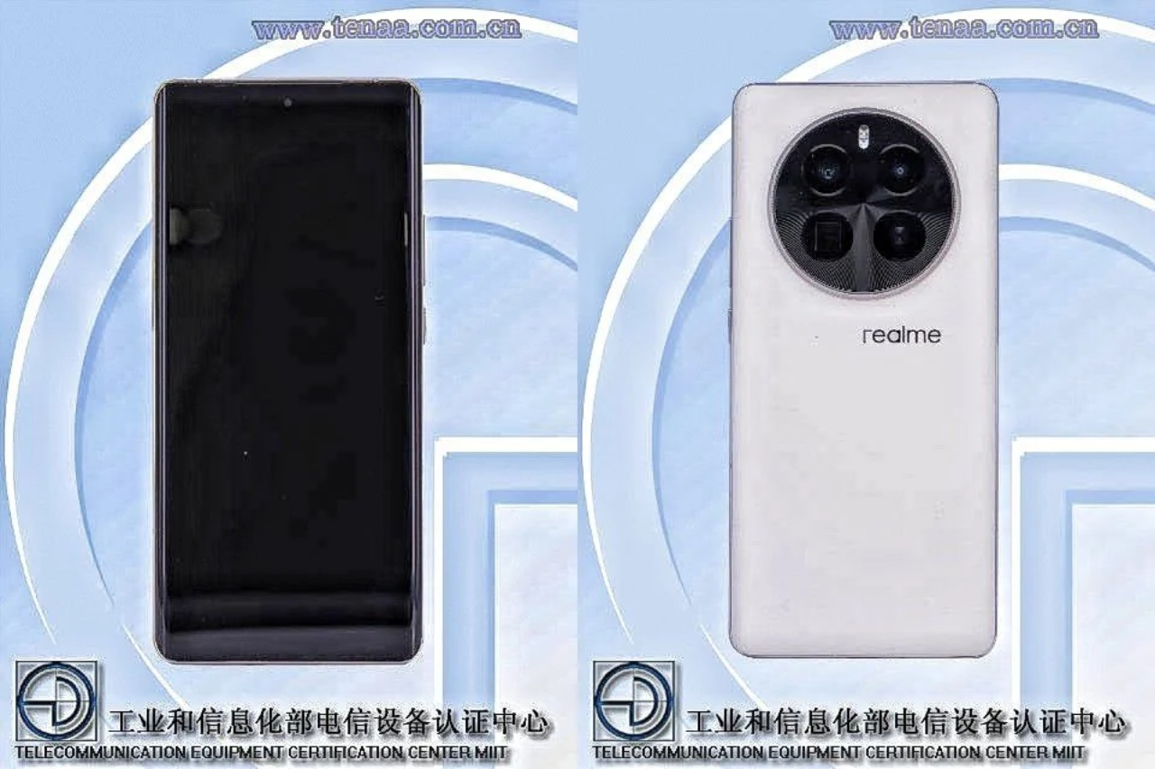 Hình ảnh render của realme GT5 Pro bị rò rỉ