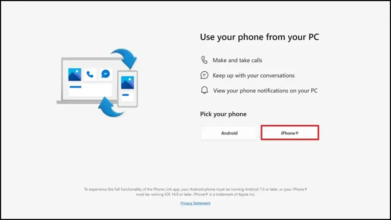 Cách kết nối iPhone với Windows 11