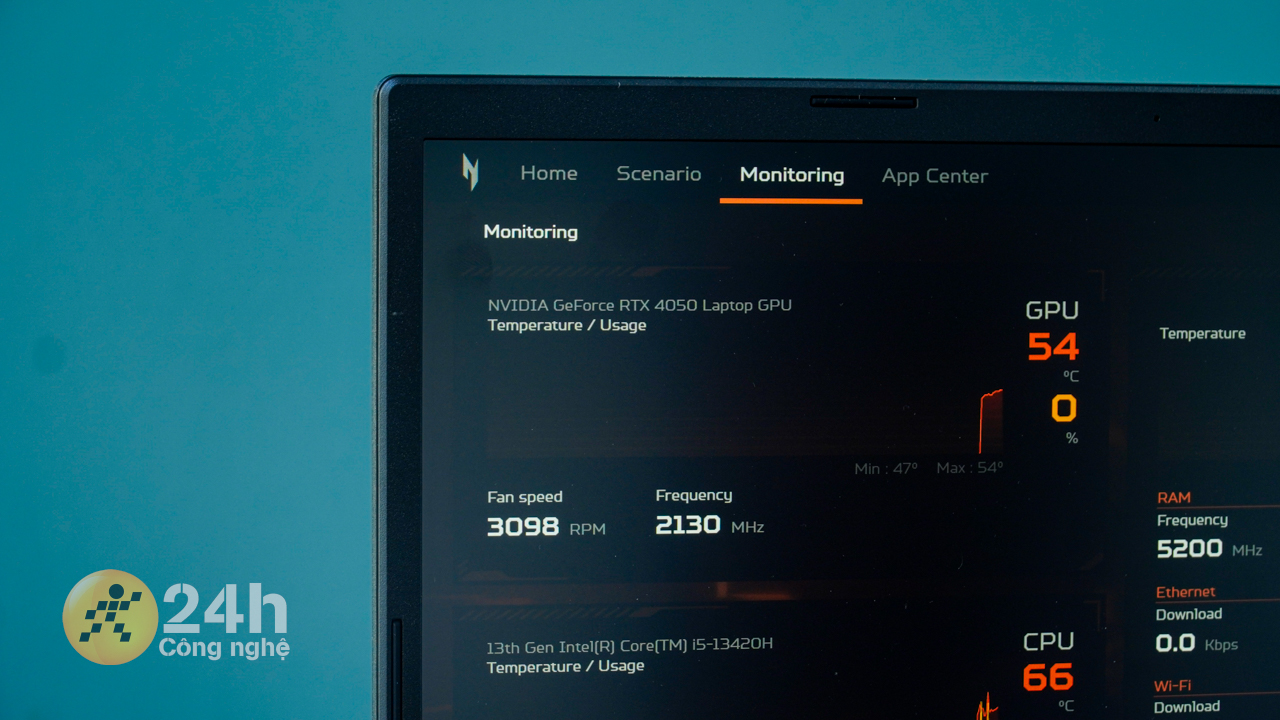 Acer Nitro V ANV15 được trang bị vi xử lý Intel Core i5-13420H