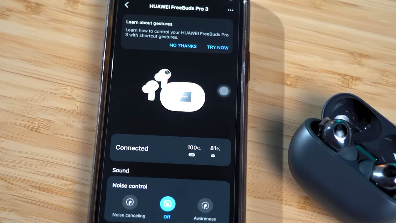 Trên tay Huawei FreeBuds Pro 3