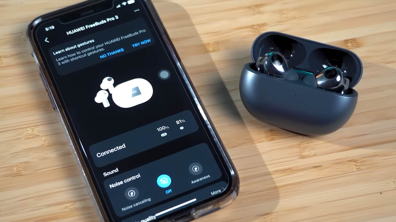 Trên tay Huawei FreeBuds Pro 3