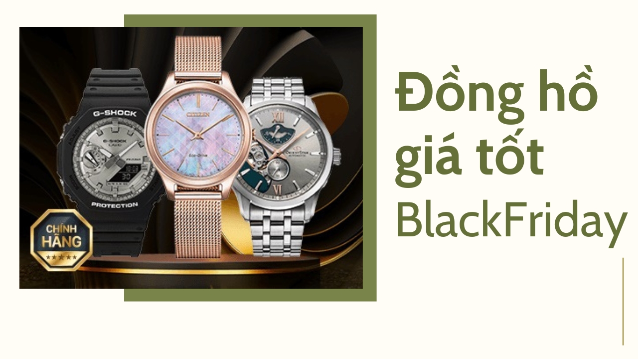 Chỉ còn 2 ngày nữa hết Black Friday thì sao không mua ngay đồng hồ thời trang tại Thế Giới Di Động thôi!