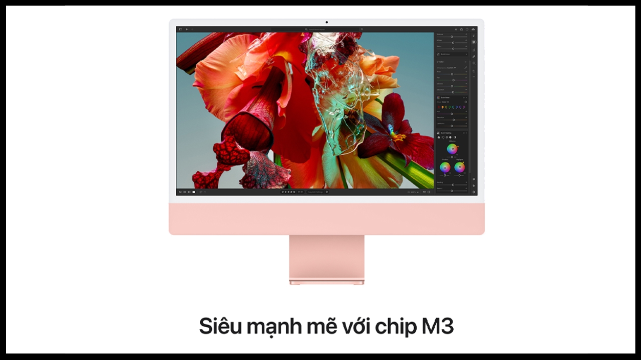 Chip M3 mạnh mẽ, dẫn đầu thị trường